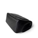 Black Caviar Quilted Mini Square Flap SHW - Image 8
