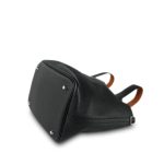 Picotin 22 Black Taurillon Clemence Tan Handles Palladium Plated A Stamp - Image 6