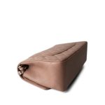 17B Dark Beige Caviar Quilted Classic Flap Jumbo Silver Hardware - Image 7