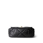 23S Black Lambskin Quilted 19 Flap Small Mixed Hardware - Image 5
