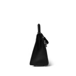 Kelly Sellier 25 Noir Écru Swift Toile Palladium Plated B Stamp - Image 18