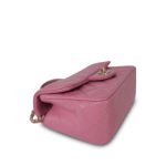 Light Pink Lambskin Quilted Mini Top Handle Light Gold Hardware - Image 7