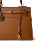 Kelly Sellier 25 Gold Veau Epsom Gold Plated Z Stamp - Image 4