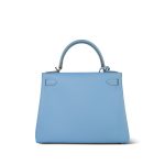 Kelly 28 Retourne Candy Celeste Mykonos Epsom Palladium Plated [O] Stamp - Image 15