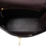 Kelly 25 Retourne Horseshoe (HSS) Ebene Togo Gold Plated B Stamp - Image 16