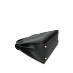Kelly Sellier 28 Black Box Calfskin Gold Plated V Circle Stamp - Image 20
