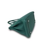 Birkin 30 Malachite Togo Palladium Plated D Stamp - Image 16