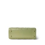 Glossy Green Lady Dior Patent Cannage Small - Image 8