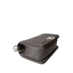 Grey Caviar Quilted Boy Bag Medium Silver Hardware - Image 7