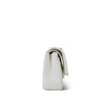 White Caviar Quilted Classic Flap Medium Light Gold Hardware - Image 5
