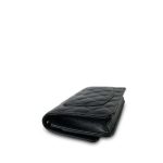 Black Caviar Quilted Wallet on Chain (WOC) Gold Hardware - Image 7