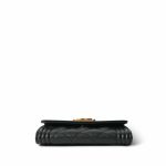 Black Boy Flap Cardholder Aged Gold Hardware - Image 5