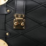 Louis Vuitton Black Side Trunk Malletage Leather - Image 5