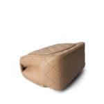 Pearly Beige Caviar Quilted Mini Square Flap SHW - Image 10