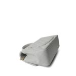 21A Grey Lambskin Quilted Mini Top Handle Aged Gold Hardware - Image 13