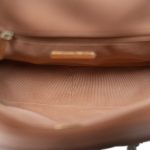 21K Caramel Lambskin Quilted 19 Flap Medium/Large Aged Gold Hardware - Image 10
