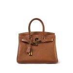 Birkin 30 Gold Togo Gold Plated A Stamp - Image 8