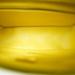 23C Yellow Lambskin Quilted Pearl Crush Mini Square Flap Aged Gold Hardware - Image 13