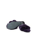 Woolskin Violet Fonce Oran Sandals Size 38 - Image 7