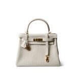 Kelly 28 Retourne Craie Clemence Gold Plated C Stamp - Image 10