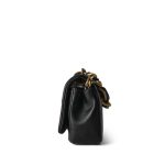Black Lambskin Quilted Entwined Mini Single Flap Aged Hardware - Image 3