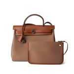 Herbag Zip 31 Fauve and Chai Toile Vache Hunter Palladium Plated - Image 6
