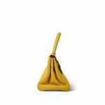 Shoulder Kelly 40 Jaune Ambre Taurillon Clemence Gold Plated N Square Stamp - Image 12