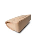 Beige Clair Caviar Quilted Classic Flap Medium Gold Hardware - Image 8