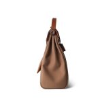 Herbag Zip 31 Fauve and Chai Toile Vache Hunter Palladium Plated - Image 9