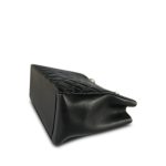 Black Caviar Quilted Grand Shopping Tote (GST) Silver Hardware - Image 5
