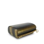 Gold/Black/Bronze Ombré Calfskin Vanity Case - Image 9