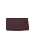 Kelly Wallet To Go Bordeaux Epsom Gold Plated U Stamp - Image 5