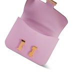 Constance 24 Mauve Sylvestre Epsom Gold Plated U Stamp - Image 12