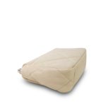 20A Light Beige Goatskin Quilted 19 Flap Small Mixed Hardware - Image 9