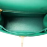 Kelly Sellier 25 Vert Vertigo Veau Epsom Gold Plated C Stamp - Image 17