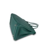 Birkin 30 Malachite Clemence Palladium Plated R Stamp - Image 15