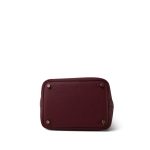 Picotin Lock 18 Rouge H Taurillon Clemence Gold Plated B Stamp - Image 8