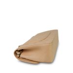 Beige Clair Caviar Quilted Jumbo Classic Flap Gold Hardware - Image 12