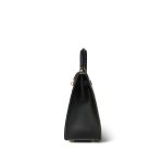 Kelly Sellier 25 Bi-Color Horseshoe (HSS) Craie/Noir Epsom Gold Plated D Stamp - Image 11