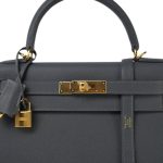 Kelly Sellier 28 Graphite Epsom Gold Plated W Stamp - Image 11