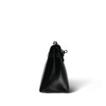 Mini Kelly Sellier Black Box Calfskin Gold Plated (Q) Stamp - Image 6