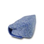 24P Blue White Tweed Quilted Mini Rectangular Flap Silver Hardware - Image 13
