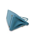 Birkin 35 Bleu Jean Togo Gold Plated N Square Stamp - Image 12