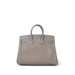 Birkin 25 Gris Asphalt Taurillon Novillo Palladium Plated Y Stamp - Image 9