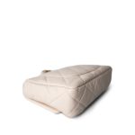 23P Light Beige Lambskin Quilted Funky Town Flap Antique GHW - Image 10