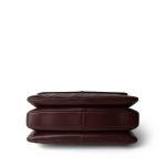 21B Burgundy Lambskin Quilted Trendy CC Small Light Gold Hardware - Image 6