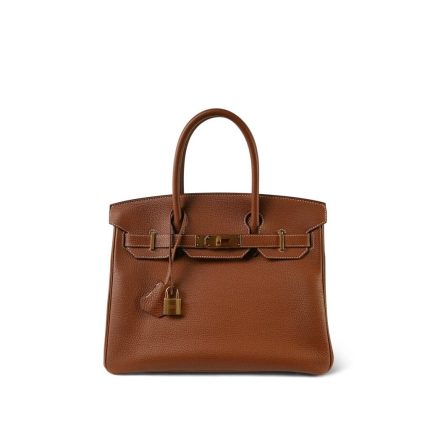 Birkin 30 Gold Togo Gold Plated C Stamp