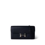 Constance Long To Go Wallet Bleu Nuit Epsom Palladium Plated B Stamp - Image 11