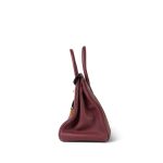 Birkin 30 Rouge H Veau Togo Gold Plated Y Stamp - Image 9