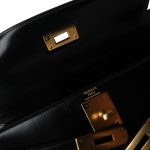 Kelly Sellier 28 Black Box Calfskin Gold Plated (L) Stamp - Image 16